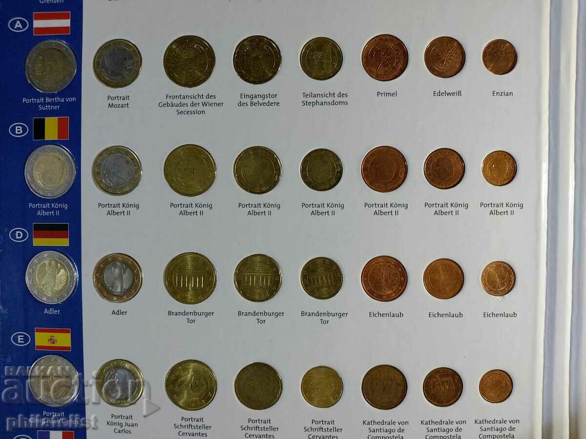 Δημοπρασία Ένα σετ σειρών 12 ευρώ - τα πρώτα μέλη της Ευρωζώνης Δημοπρασία Ένα σετ σειρών 12 ευρώ - τα πρώτα μέλη της Ευρωζώνης