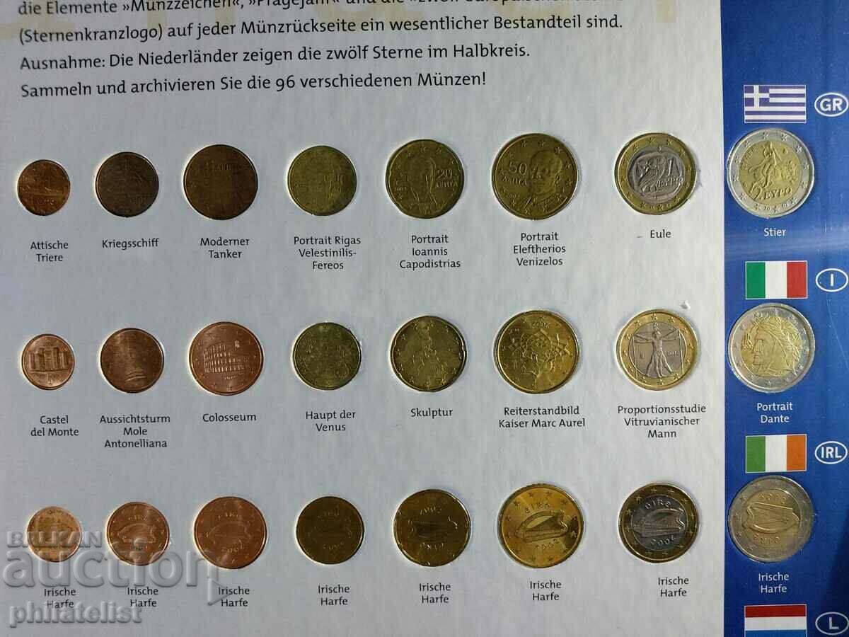 Ένα σετ σειρών 12 ευρώ - τα πρώτα μέλη της Ευρωζώνης - 6 Ένα σετ σειρών 12 ευρώ - τα πρώτα μέλη της Ευρωζώνης - 6