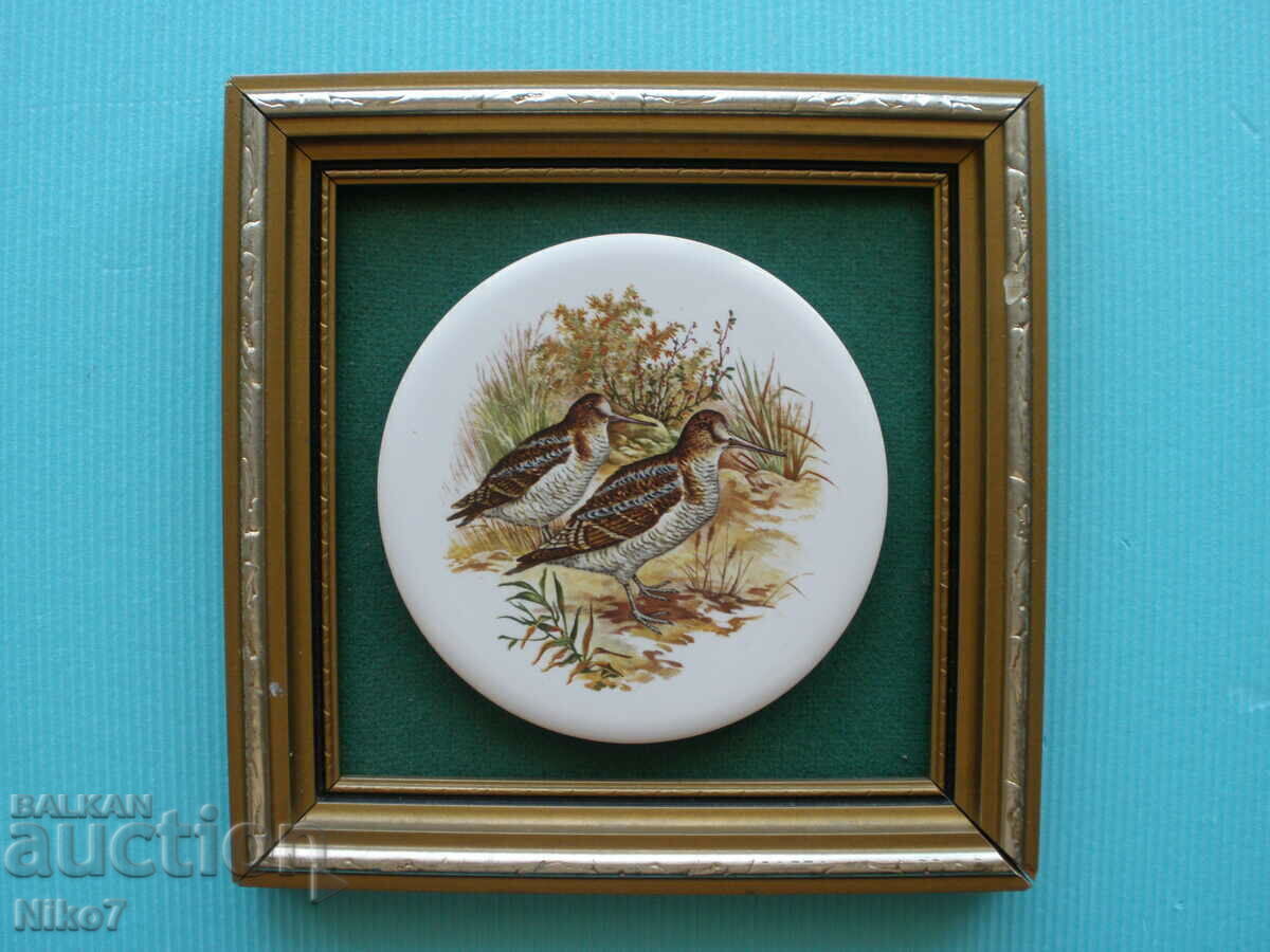 Panou de perete antic, din ceramică, tema vânătorii - „Snipes”. cu preț € 15.99 | 31.27 BGN Panou de perete antic, din ceramică, tema vânătorii - „Snipes”. cu preț € 15.99 | 31.27 BGN