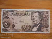 20 Shillings 1967 - Austria ( VF )