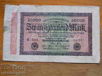 20000 marks 1923 - Germany ( F )