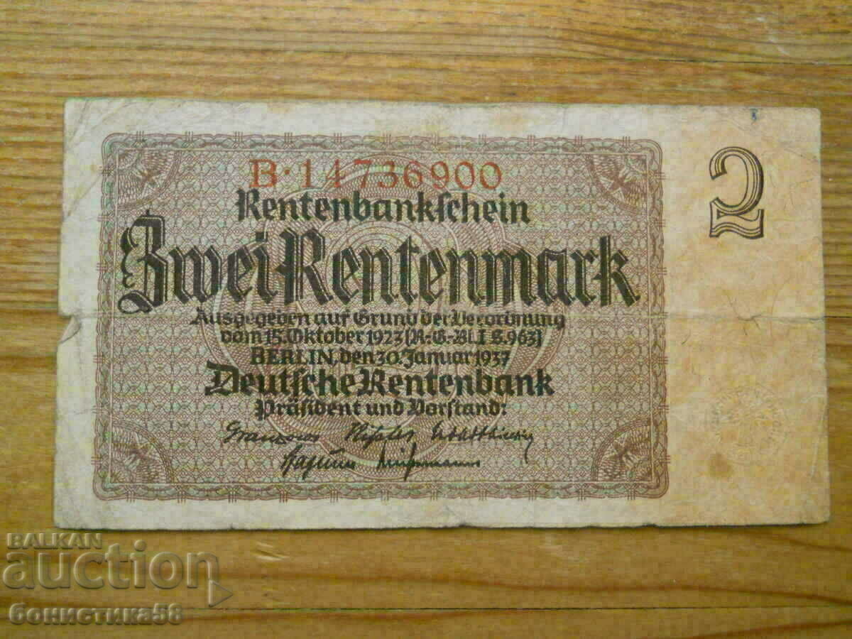 2 stamps 1937 - Germany ( VG ) 2 stamps 1937 - Germany ( VG )