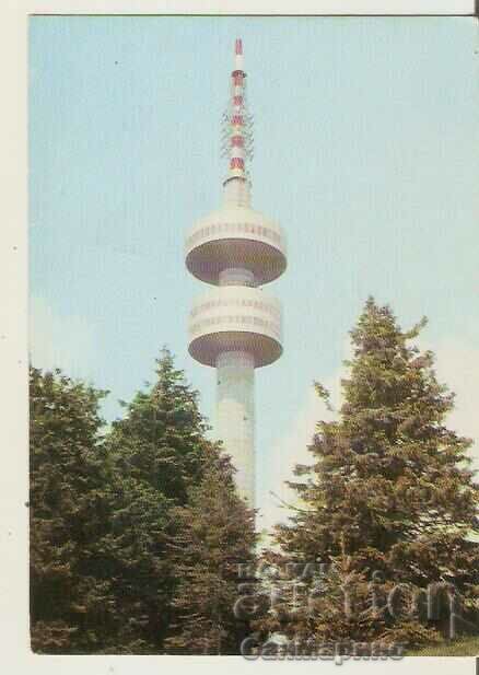 Card Bulgaria Pamporovo TV tower on Snezhanka hill1**