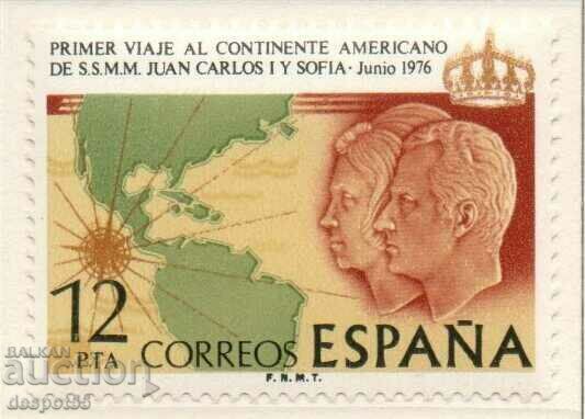 1976. Spain. Visit of King Juan Carlos I and Queen Sofia.