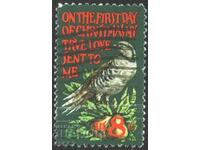 Stamped Christmas Bird 1971 από τις ΗΠΑ