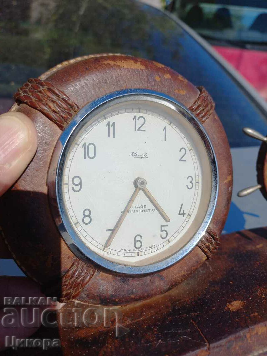 OLD GERMAN MECHANICAL ALARM CLOCK WITH THERMOMETER KIENZLE with price 150.00 BGN | € 76.69 OLD GERMAN MECHANICAL ALARM CLOCK WITH THERMOMETER KIENZLE with price 150.00 BGN | € 76.69