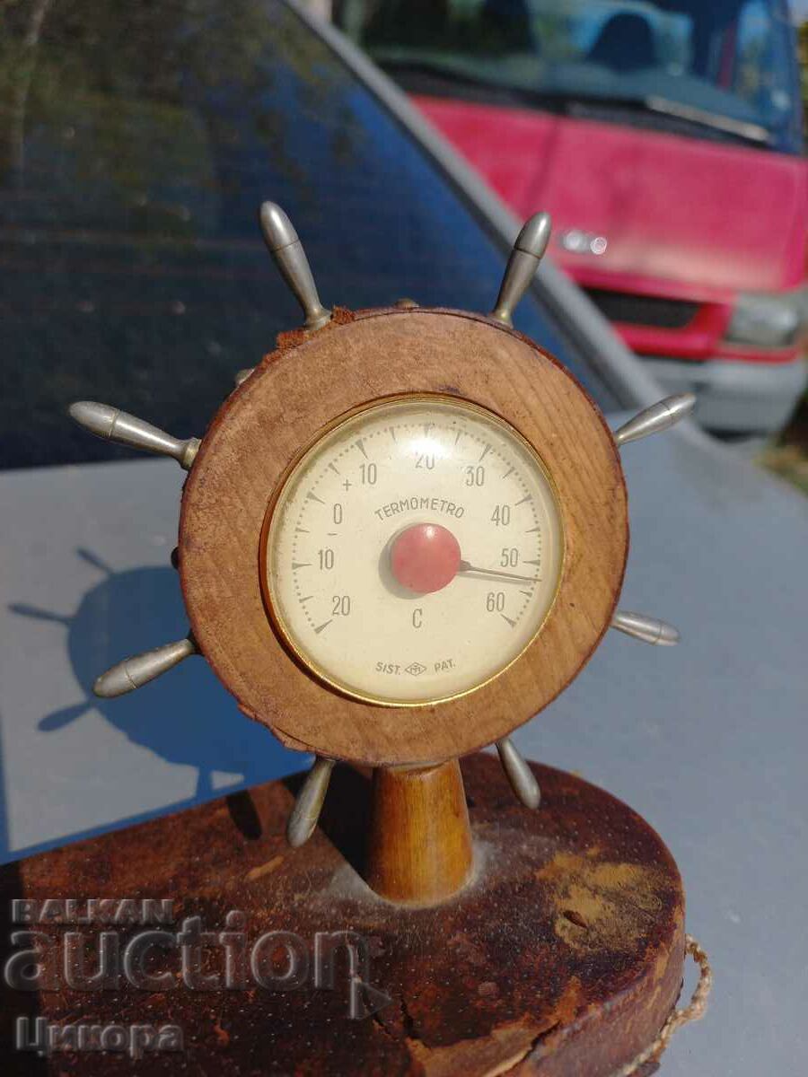 Auction OLD GERMAN MECHANICAL ALARM CLOCK WITH THERMOMETER KIENZLE Auction OLD GERMAN MECHANICAL ALARM CLOCK WITH THERMOMETER KIENZLE