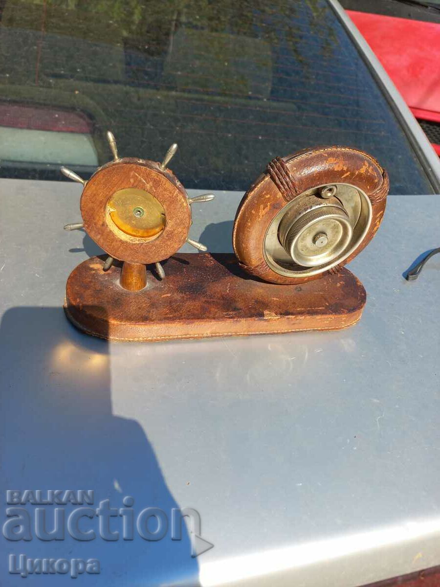 Delivery of OLD GERMAN MECHANICAL ALARM CLOCK WITH THERMOMETER KIENZLE Delivery of OLD GERMAN MECHANICAL ALARM CLOCK WITH THERMOMETER KIENZLE