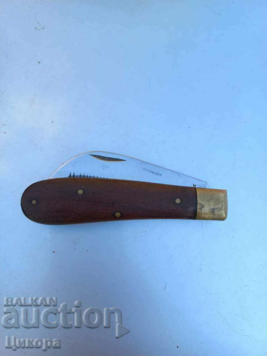 OLD POCKET KNIFE SAGIMEX FOLDING LEG SERRATED - 6 OLD POCKET KNIFE SAGIMEX FOLDING LEG SERRATED - 6