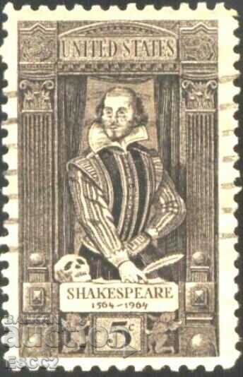 Stamped William Shakespeare 1964 from USA