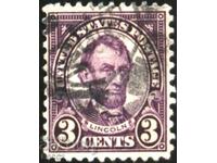 Stamped Abraham Lincoln 1927 from USA