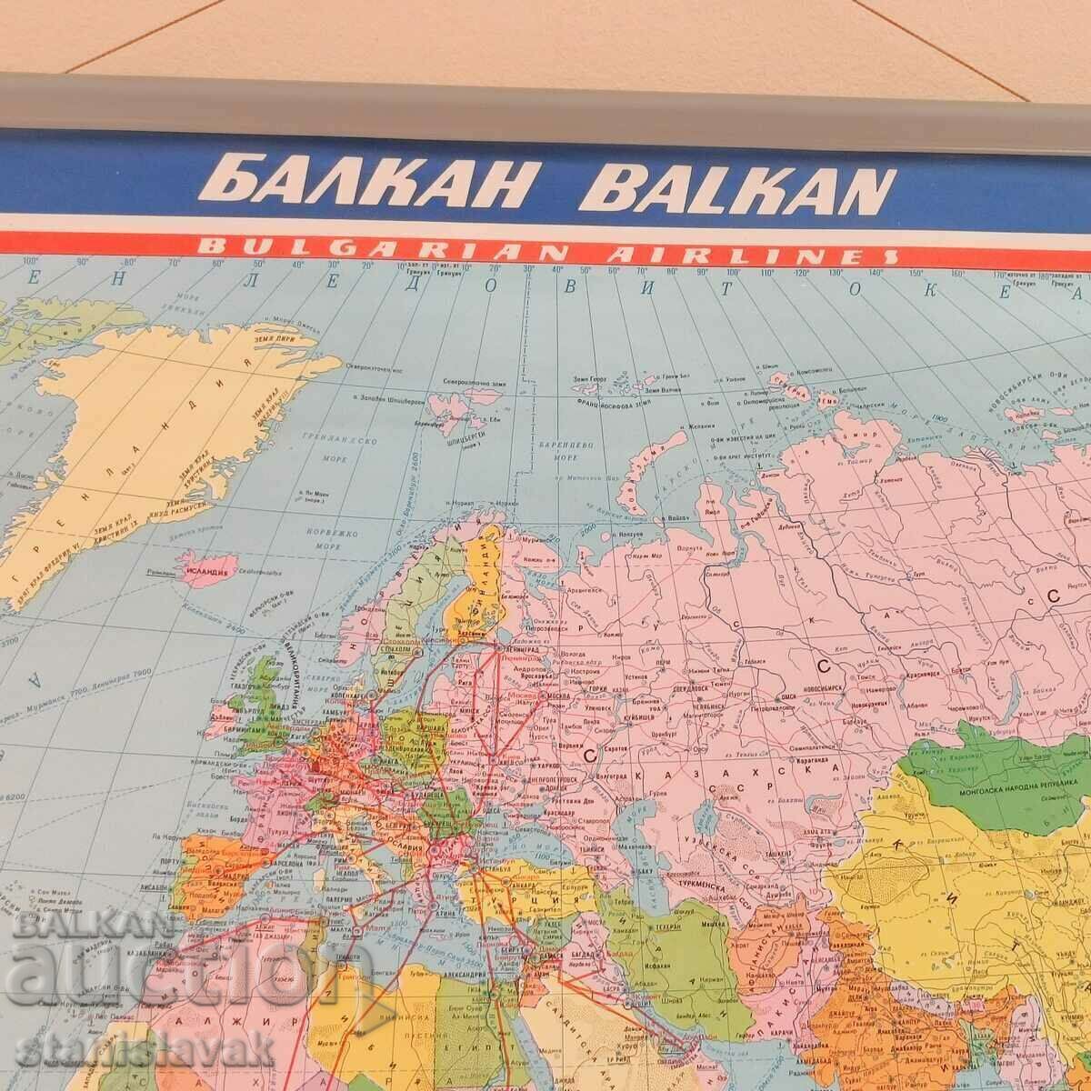 Auction World map BGA "Balkan" Auction World map BGA "Balkan"