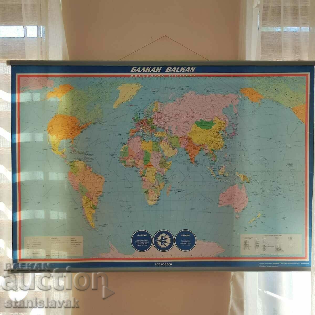 World map BGA "Balkan" World map BGA "Balkan"