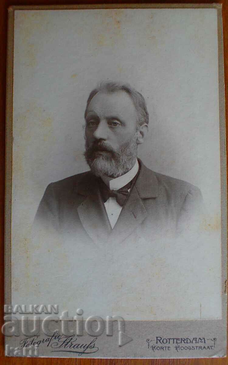 OLD PHOTO - CARDBOARD - ROTTERDAM OLD PHOTO - CARDBOARD - ROTTERDAM