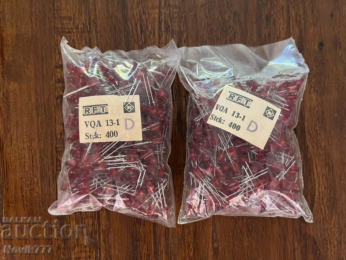 800 pieces of red diodes rft 5 mm