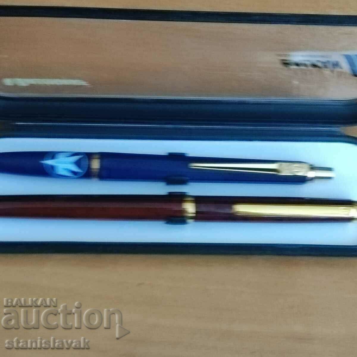 Ballograf luxury gold-plated pen and ballpoint pen set - 5 Ballograf luxury gold-plated pen and ballpoint pen set - 5