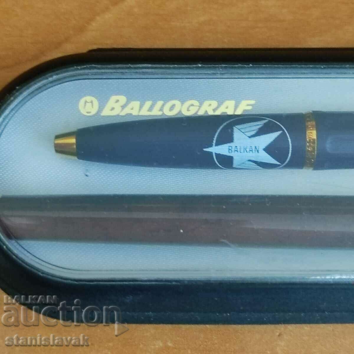 Ballograf luxury gold-plated pen and ballpoint pen set - 6 Ballograf luxury gold-plated pen and ballpoint pen set - 6