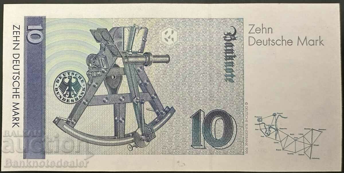 Germany 10 Mark 1989 Pick 38a Ref 92k7 Unc with price 45.00 BGN | € 23.01 Germany 10 Mark 1989 Pick 38a Ref 92k7 Unc with price 45.00 BGN | € 23.01