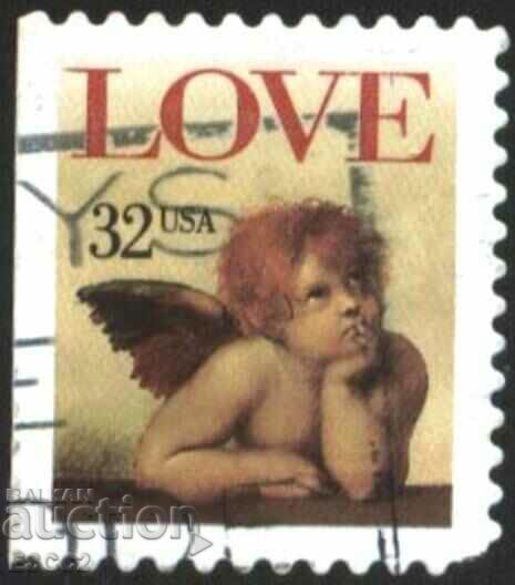 Stamped brand Love Angelche 1996 from the USA