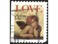 Stamped brand Love Angelche 1996 from the USA