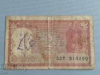 Bancnota - India - 2 rupii | 1962