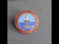 Marine Sports DOSO Badge Enamel on Screw Rare!