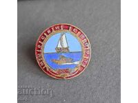 Marine Sports DOSO Badge Enamel on Screw Rare!