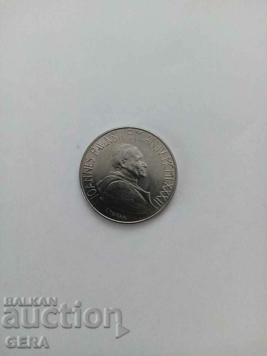 Vatican 100 Lira coin