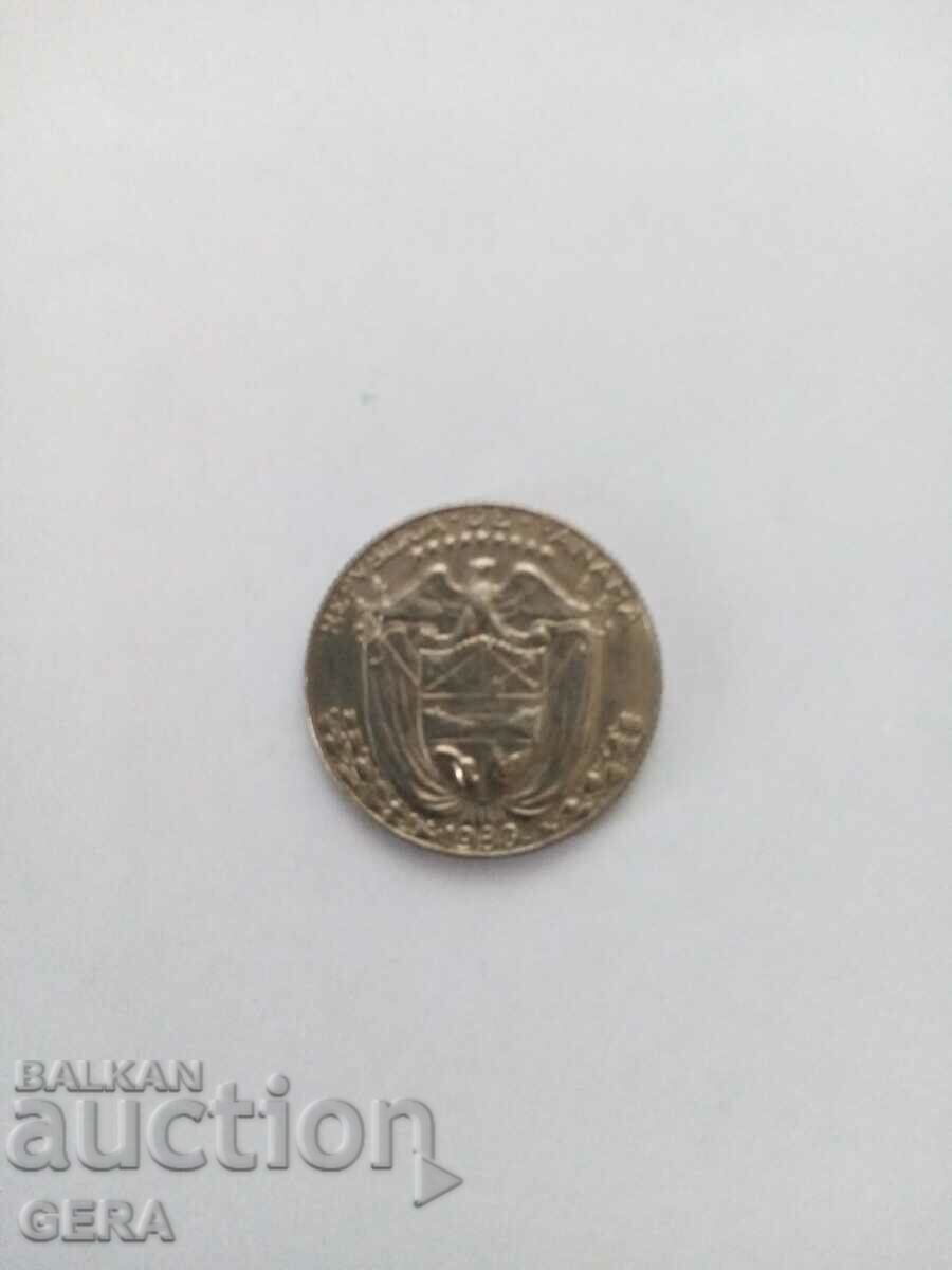 o monedă din Panama cu preț 10.00 BGN | € 5.11 o monedă din Panama cu preț 10.00 BGN | € 5.11