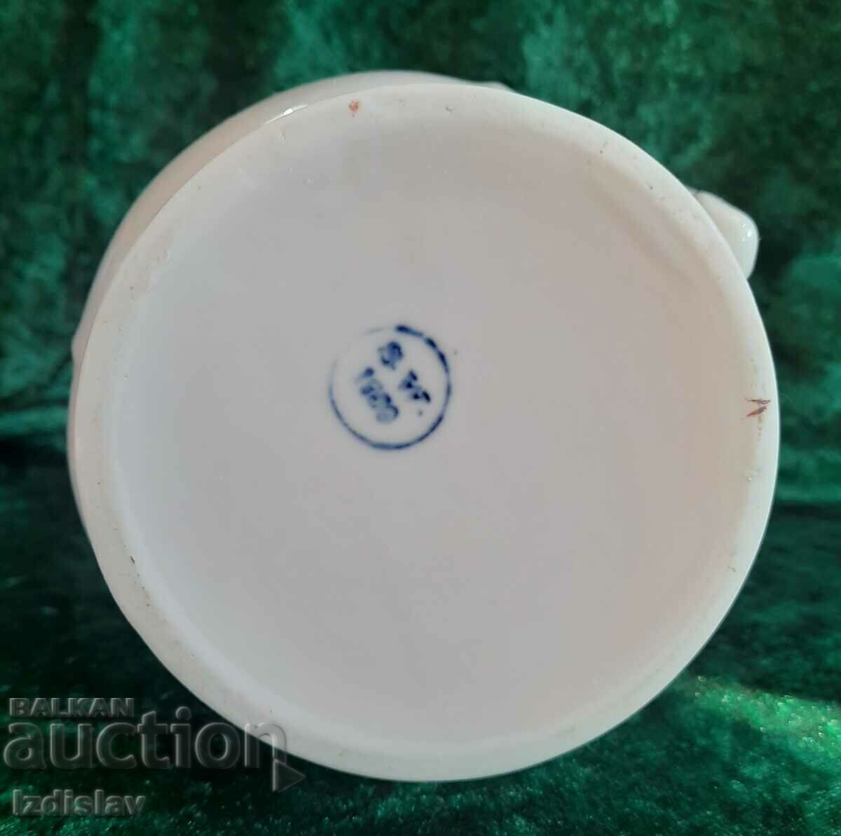 Porcelain Bulgarian jug with price 50.00 BGN | € 25.56 Porcelain Bulgarian jug with price 50.00 BGN | € 25.56