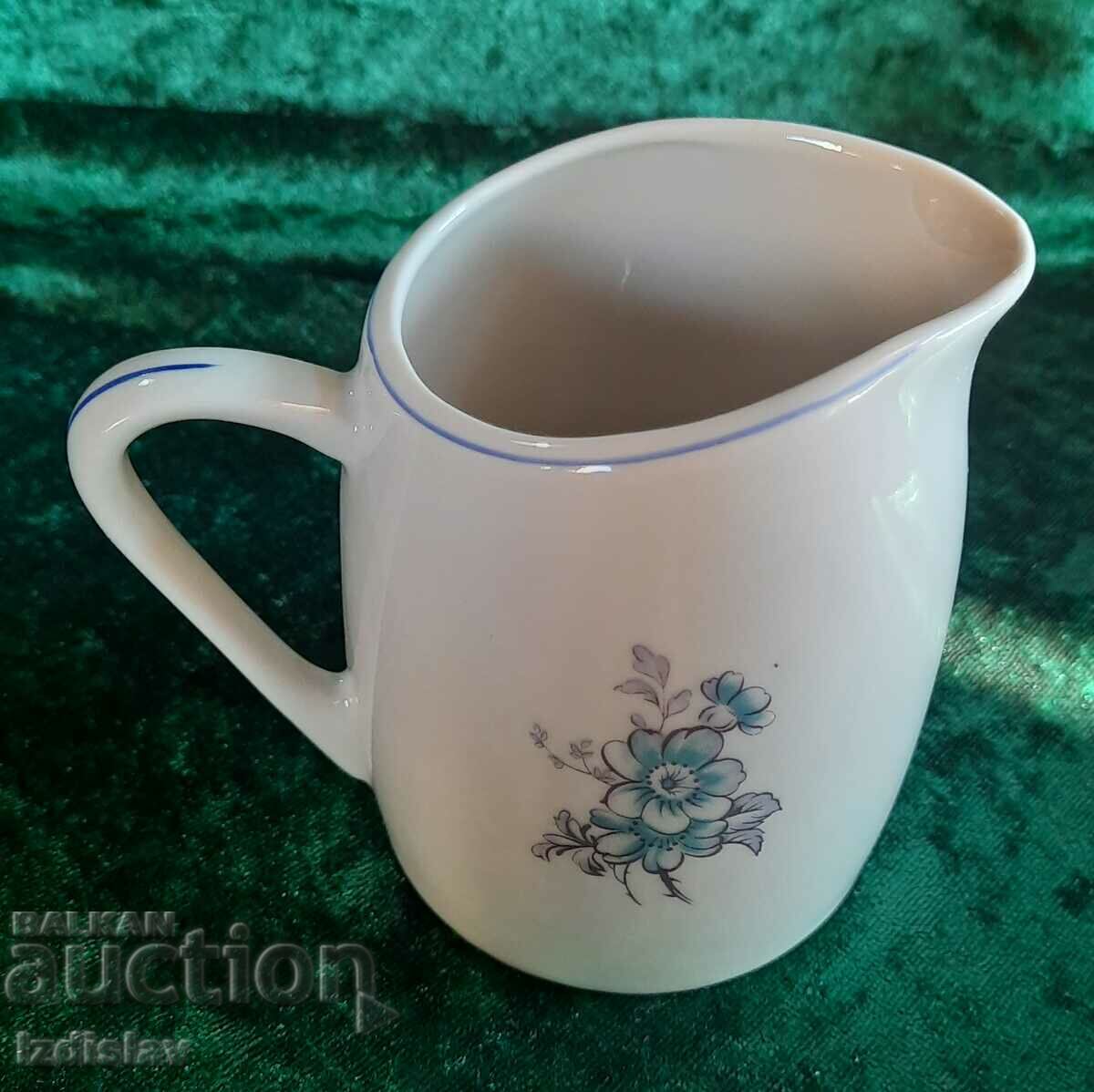 Porcelain Bulgarian jug for cream or milk - 5 Porcelain Bulgarian jug for cream or milk - 5