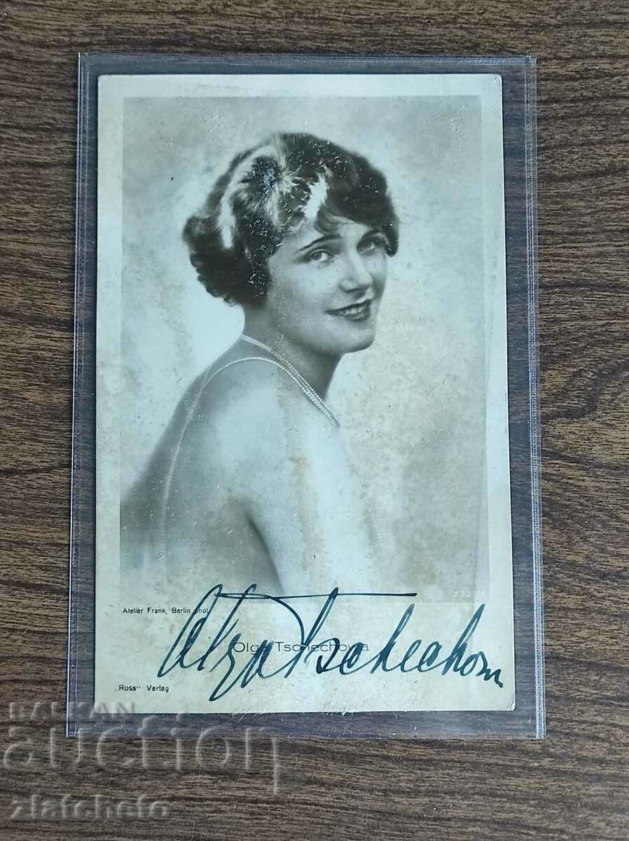 Καλλιτέχνες καρτ ποστάλ - Olga Tschechowa Autograph