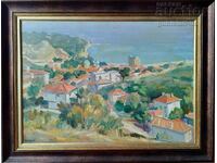 Painting "Near Balchik", art. D. Donchev, 1971