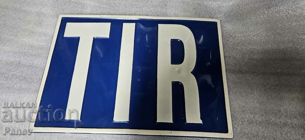 1 Metal sign Truck Retro Tire Somat