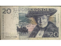 Σουηδία 20 Κορώνες 1991 Pick 61a Ref 1096
