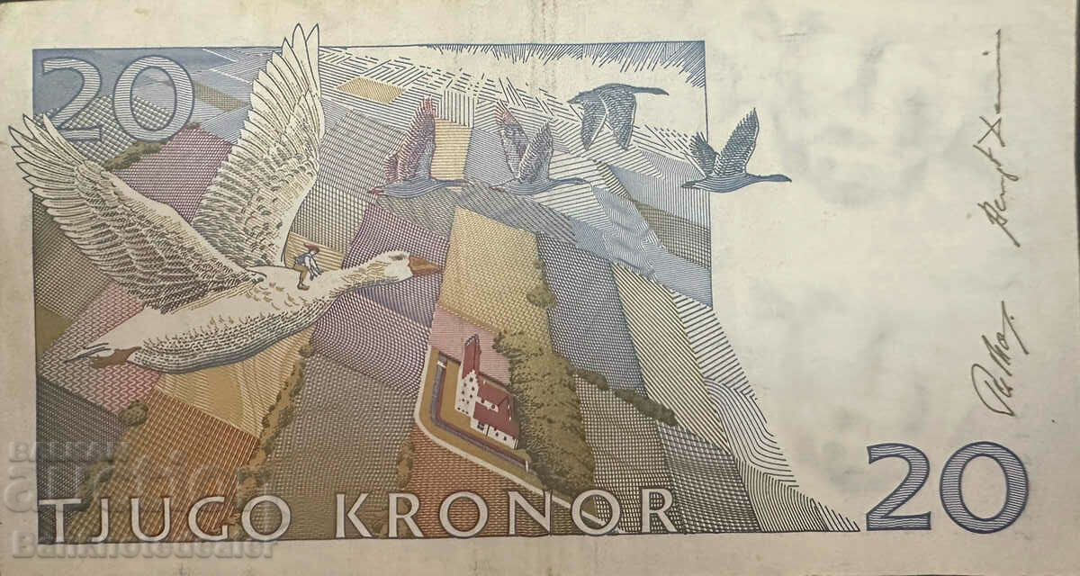 Sweden 20 Kronor 1991 Pick 61a Ref 7749 with price 7.00 BGN | € 3.58 Sweden 20 Kronor 1991 Pick 61a Ref 7749 with price 7.00 BGN | € 3.58