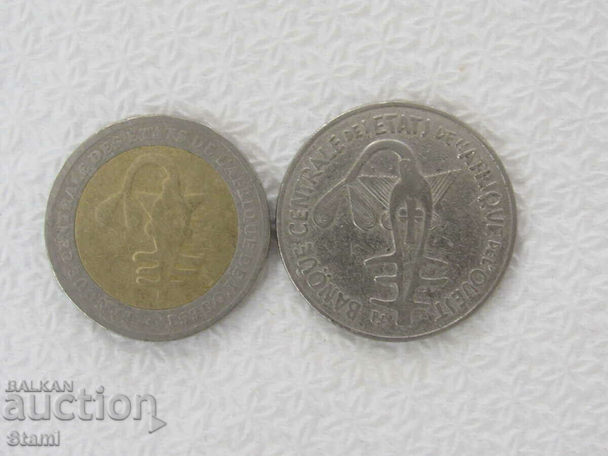 Auction  Set of 100 and 200 francs-West African States-Benin, 703m