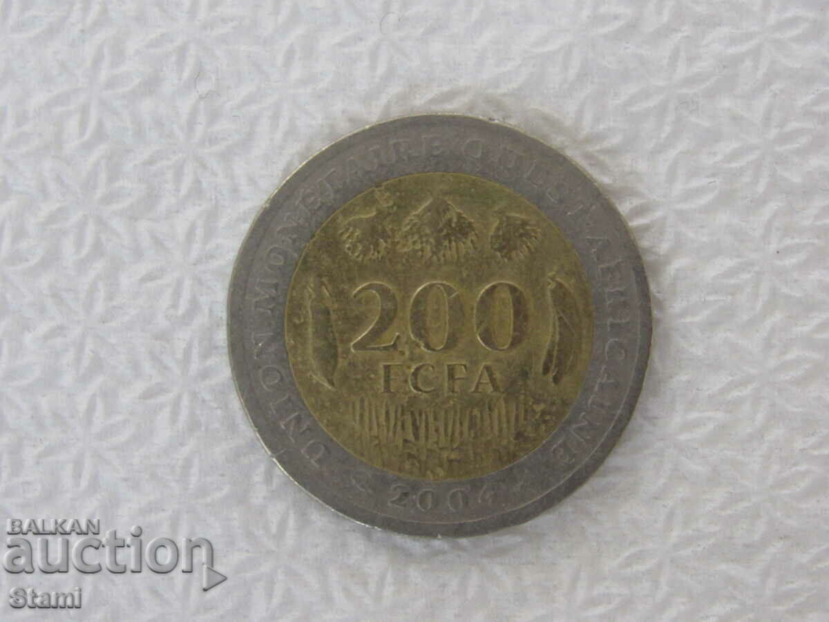 Set of 100 and 200 francs-West African States-Benin, 703m - 5