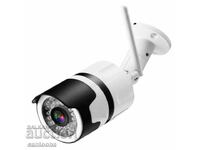 Wireless Bullet Camera, WiFi, 5MP, 36 LEDs, Metal, SD