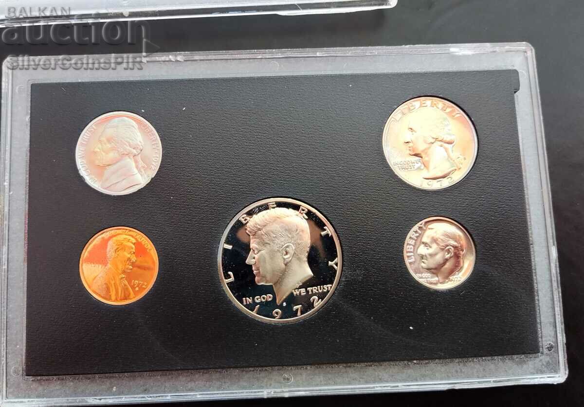 Proof Set Exchange Coins 1972 S USA