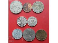 Mixed lot of 8 coins