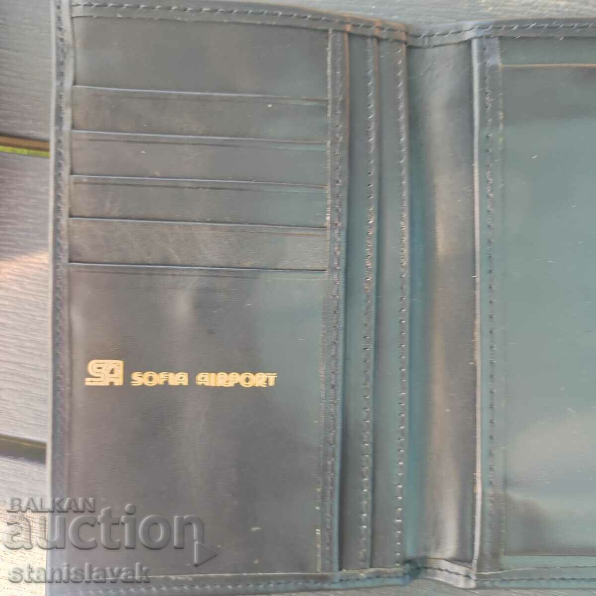 Auction Women's purse with the Sofia Airport logo Auction Women's purse with the Sofia Airport logo