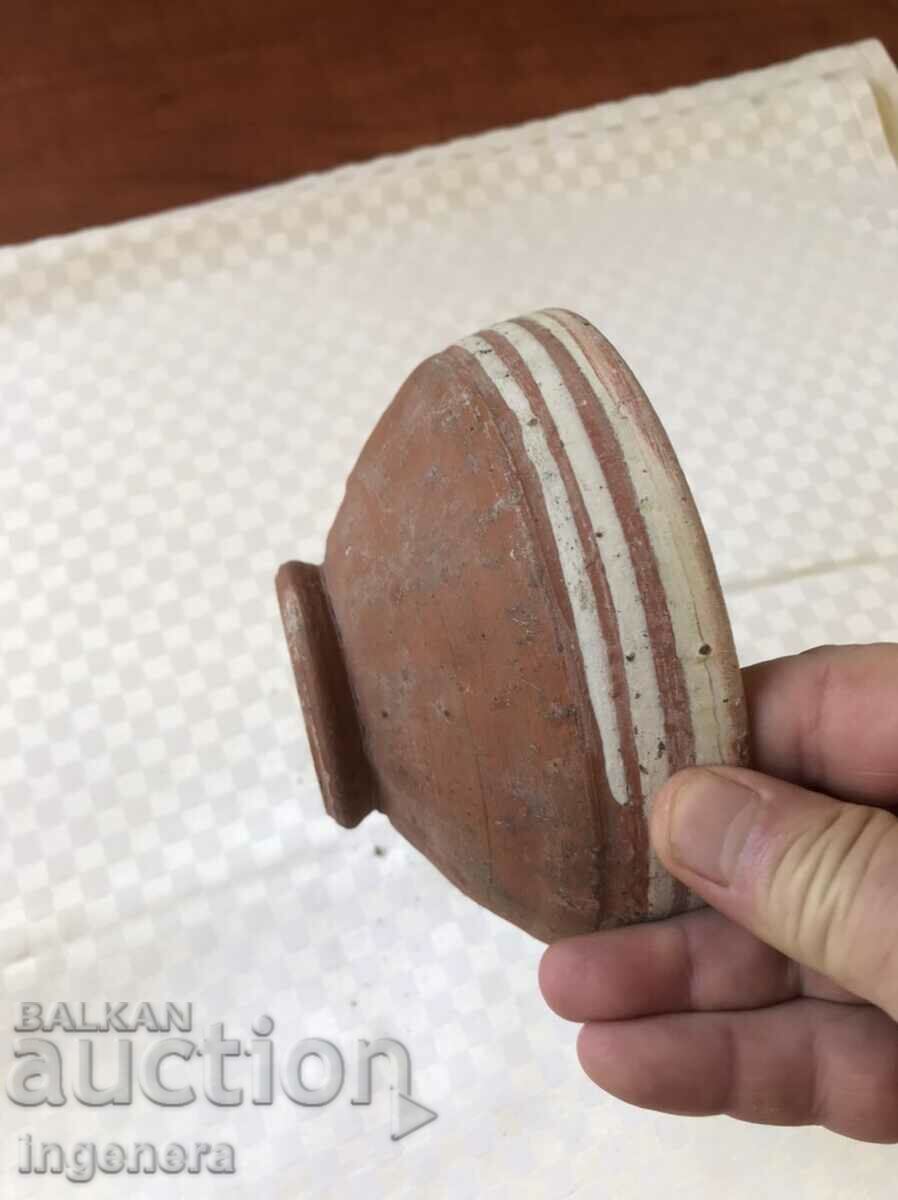 OLD CERAMIC DEEP PANCY BOWL - 5 OLD CERAMIC DEEP PANCY BOWL - 5