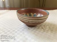 OLD CERAMIC DEEP PANCY BOWL