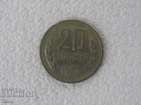 20 de cenți - 1974 - Republica Populară Bulgaria, 708 m