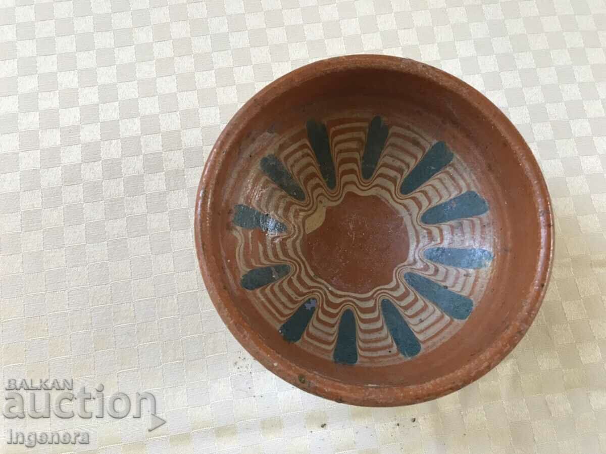OLD CERAMIC DEEP PANCY BOWL with price 13.00 BGN | € 6.65 OLD CERAMIC DEEP PANCY BOWL with price 13.00 BGN | € 6.65