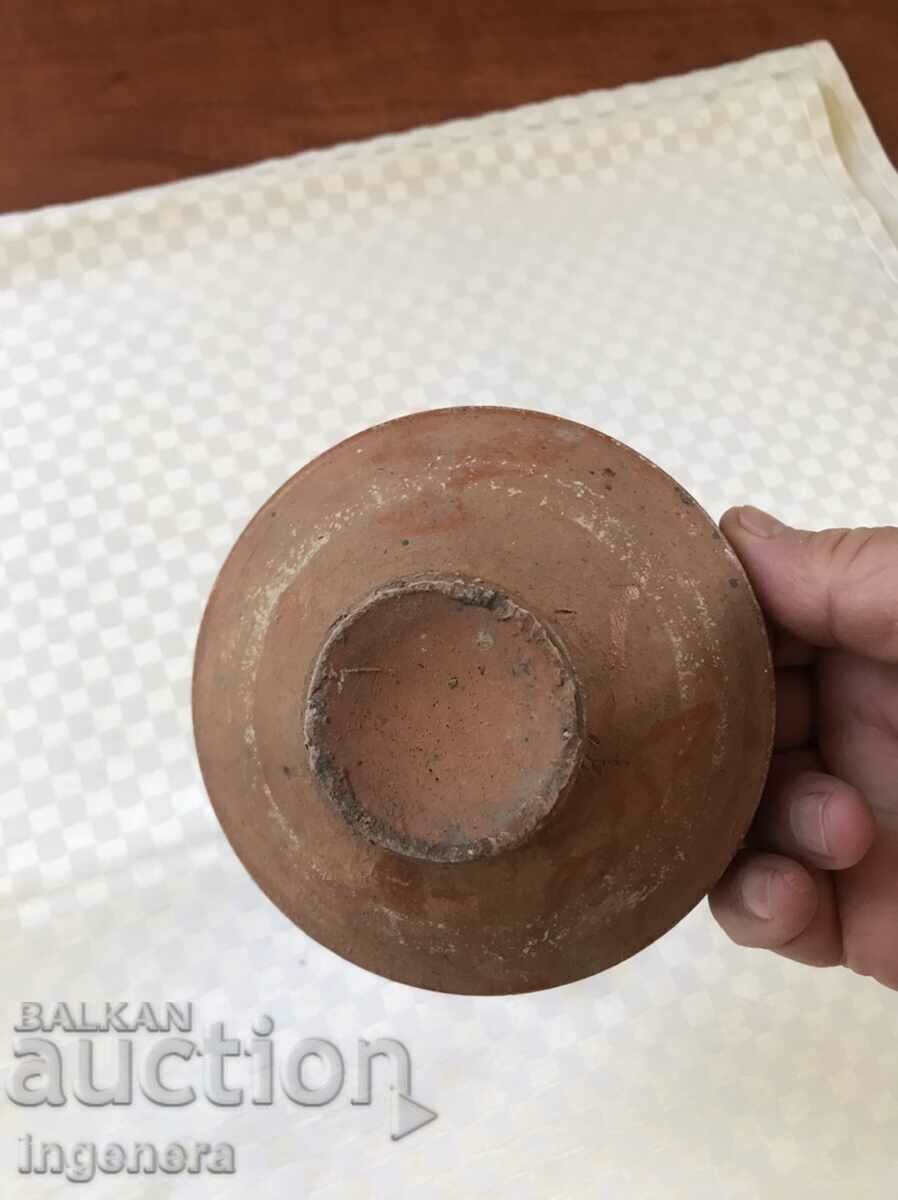 OLD CERAMIC DEEP PANCY BOWL - 6 OLD CERAMIC DEEP PANCY BOWL - 6