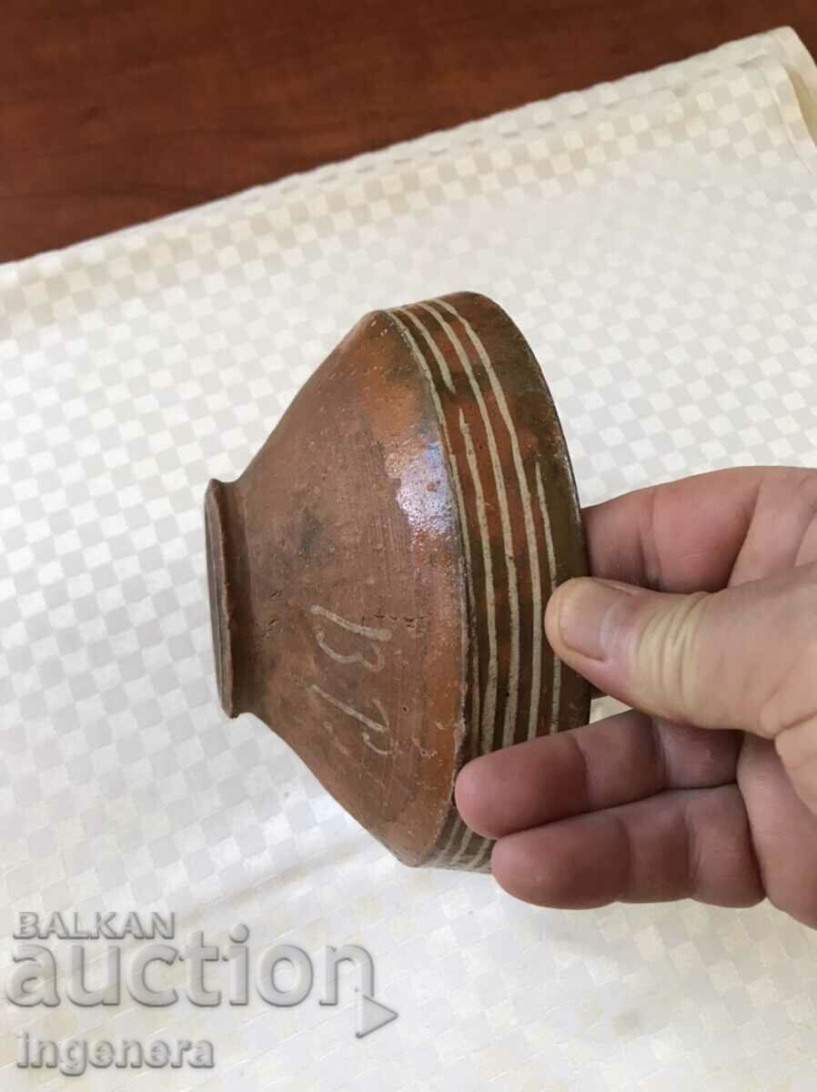 OLD CERAMIC DEEP PANCY BOWL - 5 OLD CERAMIC DEEP PANCY BOWL - 5