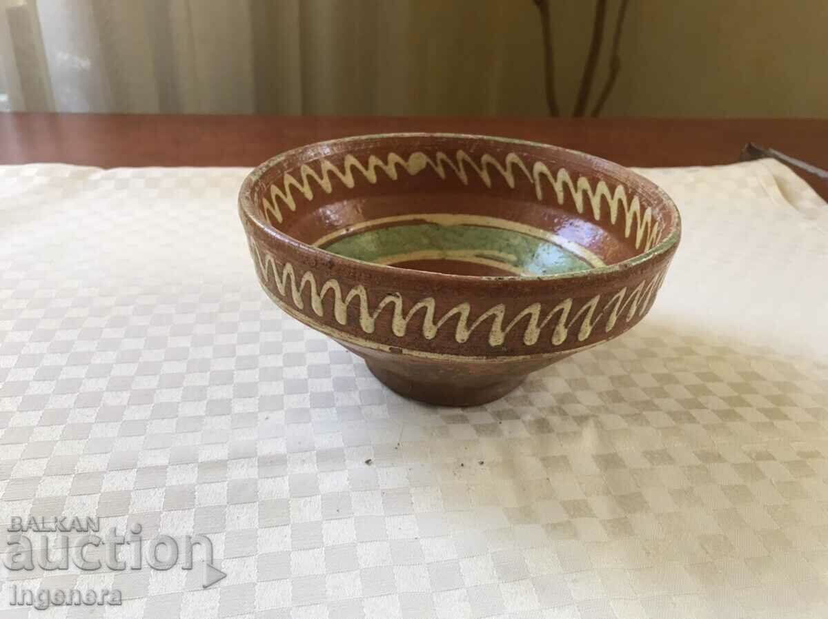 OLD CERAMIC DEEP PANCY BOWL