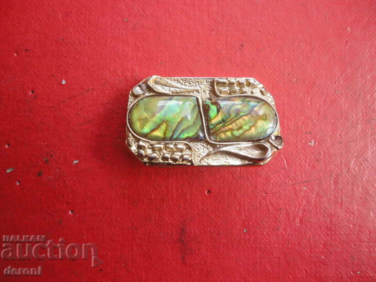 Gold-plated brooch with stones 42 with price 10.00 BGN | € 5.11